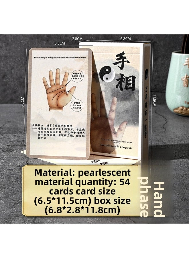 Factory Direct Sales Zhouyi Sixty-Four Hanging Card Game To Find Dragon And Gold Office Feng Shui Palmistry Card