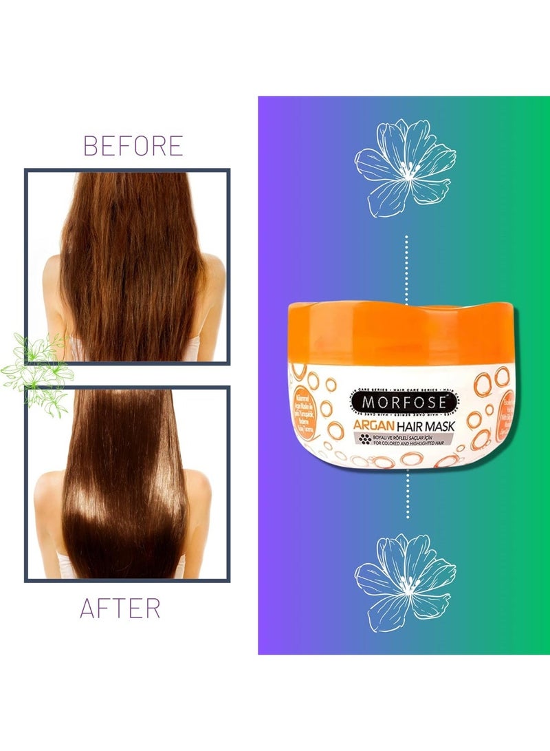مورفوز قناع شعر الأرغان للشعر المصبوغ والمُلوّن 500 مل - Image 5