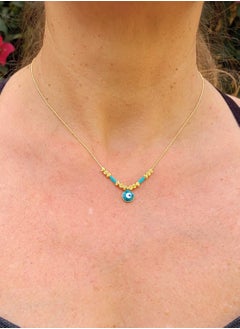 Alwan Gold Plated Evil Eye Necklace  - Image 3