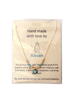 Alwan Gold Plated Evil Eye Necklace  - Image 4