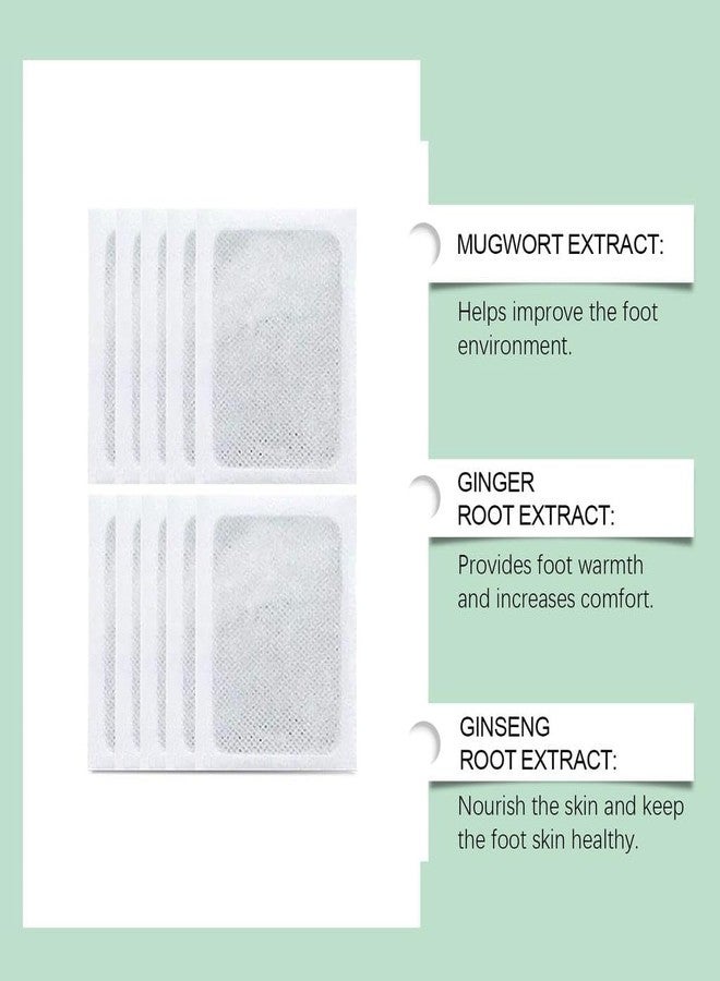 Flair Fusion New Detox Foot Pads, 10 Pieces, Natural Ingredients for Pain Relief Foot Pads - (2 Pack x 20 Pads) - Image 3