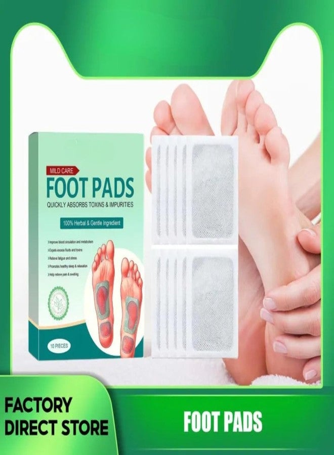 Flair Fusion New Detox Foot Pads, 10 Pieces, Natural Ingredients for Pain Relief Foot Pads - (2 Pack x 20 Pads) - Image 5