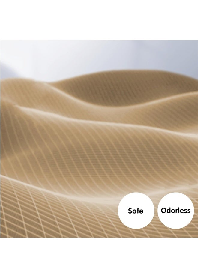 Berma Baby بطانية أطفال، رداء حمام للأطفال الصغار، منشفة أطفال ناعمة، بطانية حديثي الولادة، منشفة حمام من الصوف المرجاني، منشفة سباحة، ناعمة وعالية الامتصاص، منشفة أطفال للذكور والإناث، 80*80 سم (لون الأيل البني) - Image 3