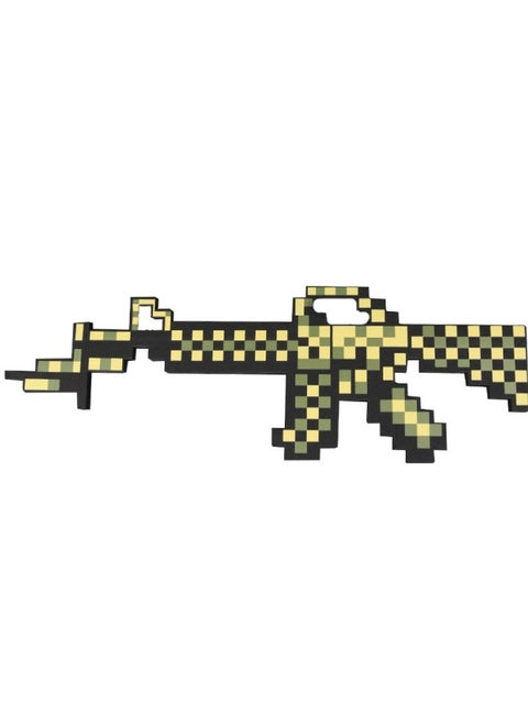 Minecraft-themed Toy : EVA Foam Diamond Sword, Pickaxe, Axe, Shovel, Machine Gun, Bow, And Arrows.