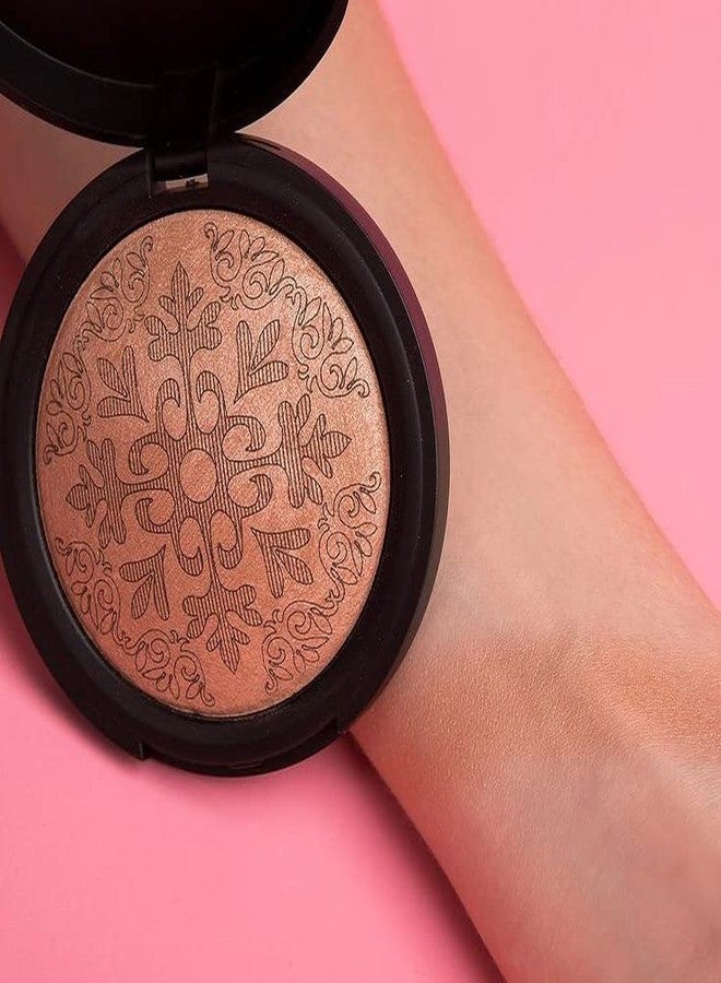 aden Terracotta Baked Bronzer/Highlighter Duo Create a gorgeous sculpted glow with this baked duo (7g) MADE IN ITALY (Terracotta Baked Glowing Bronzing Powder) - Image 3