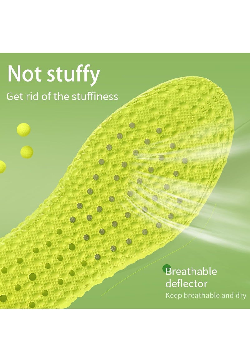 GUDOO Height Increase Insoles Air Cushion Taller Shoe Insoles Heel Insert for Men and Women Heel Cushioning Shock Absorption Relieve Foot Pain - Image 4