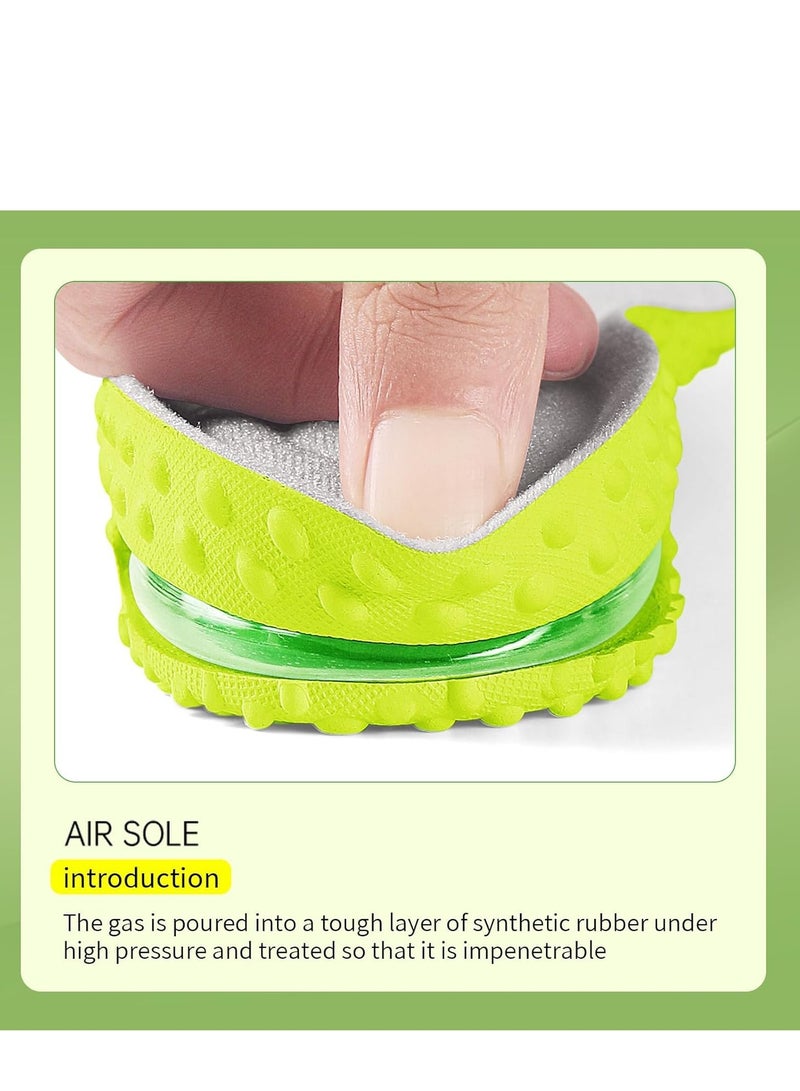 GUDOO Height Increase Insoles Air Cushion Taller Shoe Insoles Heel Insert for Men and Women Heel Cushioning Shock Absorption Relieve Foot Pain - Image 3