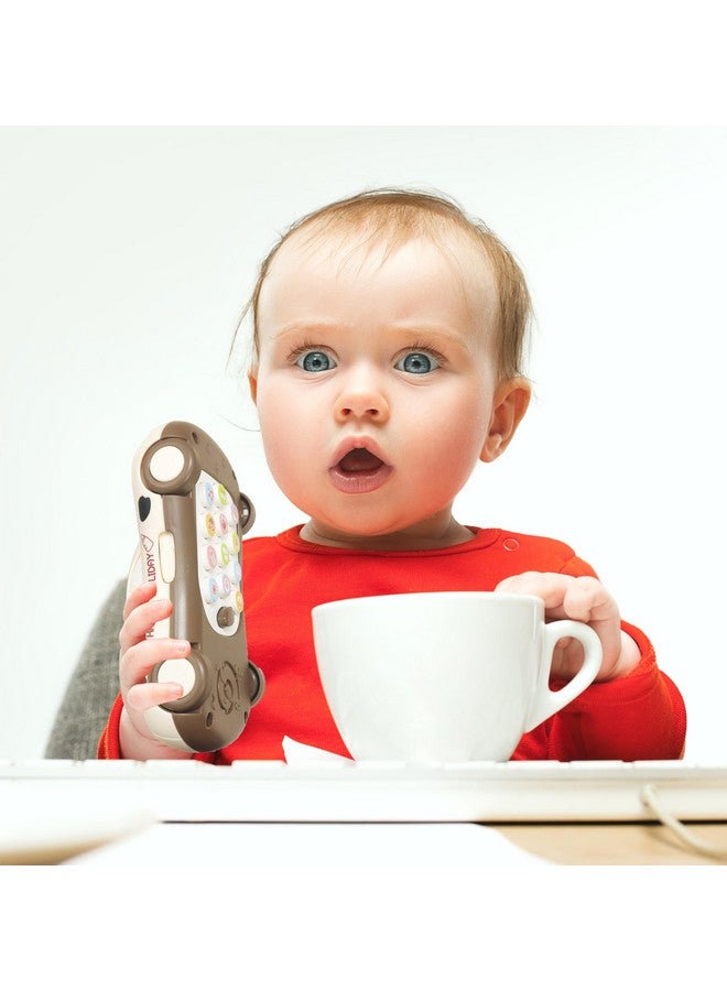 في جراسب لعبة سيارة الهاتف القابلة للسحب من VGRASSP للأطفال - نموذج رائع، أوضاع متعددة، أضواء ملونة منتشرة، تعديل مستوى الصوت، صوت ديناميكي وموسيقى رائعة - متعدد الألوان (اللون حسب المخزون) - Image 4