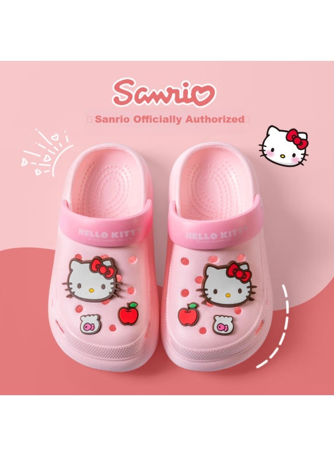 Daddy Pig Piggy Dad Children's Slippers For Girls 6-12 Years Old Summer Home Indoor Girls Baby Bath Anti-slip Sanrio Hole Shoes Pink 17 - Image 2