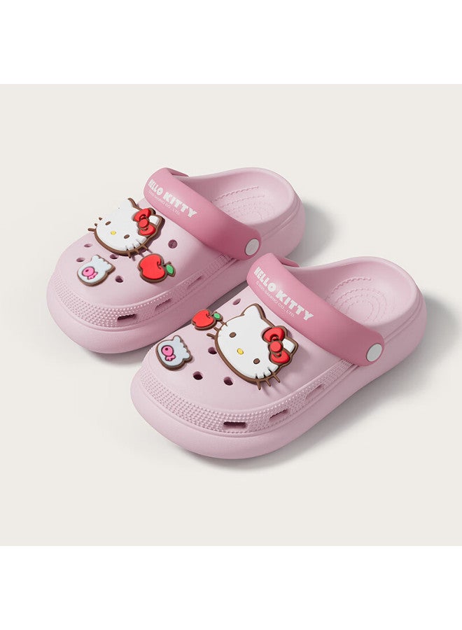 Daddy Pig Piggy Dad Children's Slippers For Girls 6-12 Years Old Summer Home Indoor Girls Baby Bath Anti-slip Sanrio Hole Shoes Pink 17 - Image 3