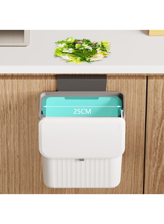 ايست من نون سلة مهملات بلاستيكية صغيرة، حاوية قمامة للحمامات، غرفة الغسيل، المطابخ، المكاتب، غرف الأطفال، السكن الجامعي - Image 4