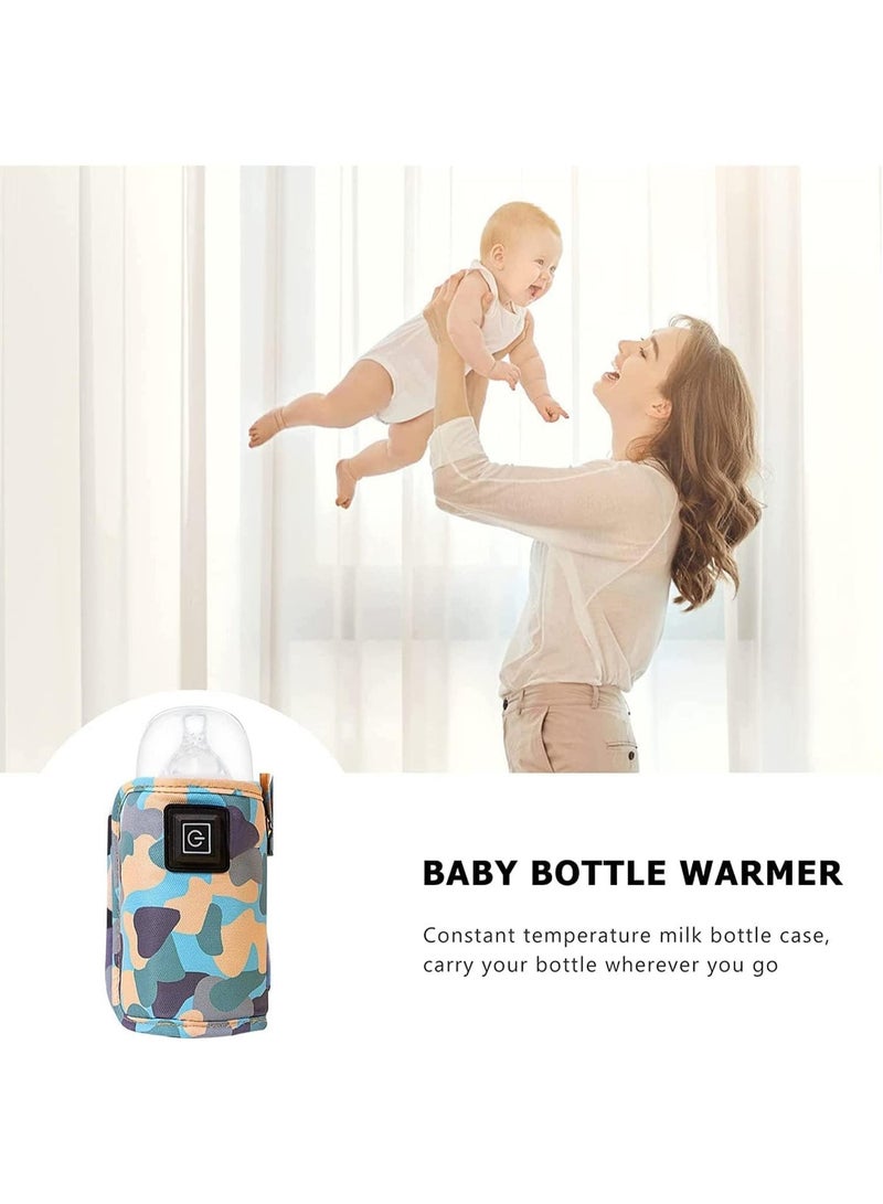 Portable Bottle Keep Warm, USB Travel Milk Heat Keeper, Baby Bottle Keep Warmer Feeding Bottle Thermostat for Home Outside in Car, Storage Cover Insulation Thermostat - Image 3