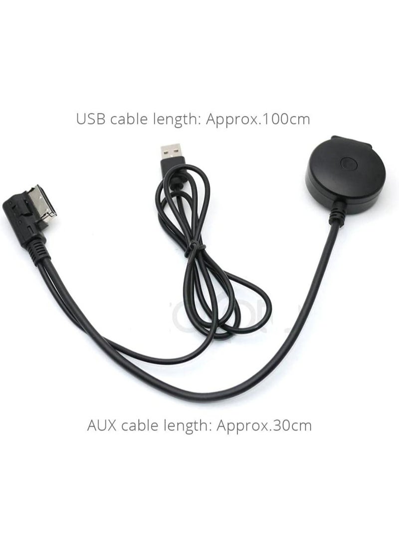 Generic - Audi Bluetooth Receiver Car Kit Compatible With Audi A3 A4 A5 A6 A7 S3 S4 Q3 Q5 Q7 Wireless Music Interface AMI MMI Adapter Premium CSR Chipset HiFi Sound Compatible With IPhone IPad Android - Image 1