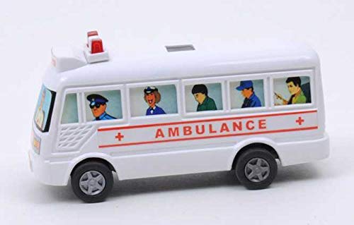 Centy Toys Mini Ambulance Pull Back Bus (Multicolor), Kid - Image 3