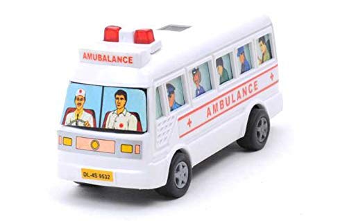 Centy Toys Mini Ambulance Pull Back Bus (Multicolor), Kid - Image 5
