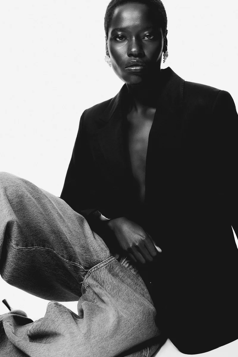 اتش اند ام بليزر بصف مفرد من الأزرار