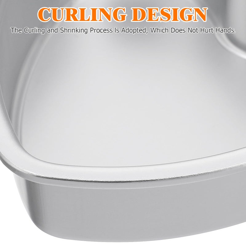 2pcs 4 Inch Heart Shaped Cake Pan Set with Detachable Bottom Nonstick Baking Mold - Image 5