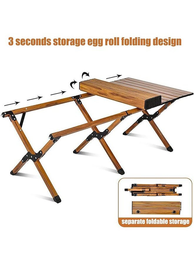 Generic - Folding Table, Card Table, Small Portable Folding Table, Indoor & Outdoor, Rugged, Portable, Suitable for Picnic, Party, Camping, Easy to Folded & Store(Size: 90*59*42cm) - Image 1