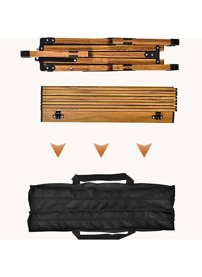 Generic - Folding Table, Card Table, Small Portable Folding Table, Indoor & Outdoor, Rugged, Portable, Suitable for Picnic, Party, Camping, Easy to Folded & Store(Size: 90*59*42cm) - Image 1