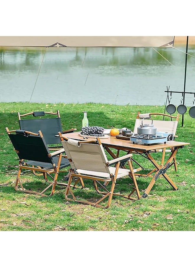 Generic - Folding Table, Card Table, Small Portable Folding Table, Indoor & Outdoor, Rugged, Portable, Suitable for Picnic, Party, Camping, Easy to Folded & Store(Size: 90*59*42cm) - Image 1