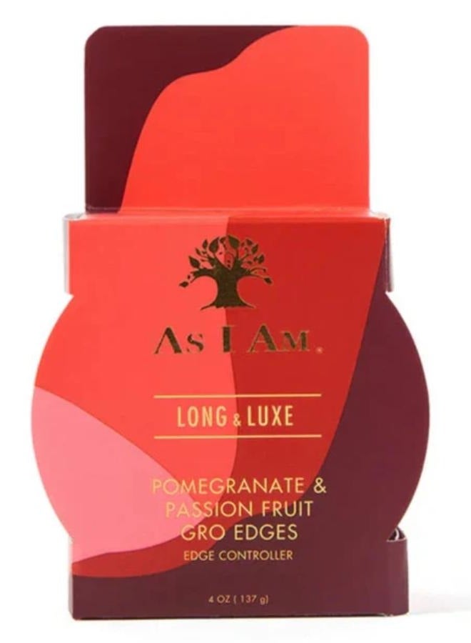 As I Am Long and Luxe Gro Edges Edge Controller Pomegranate & Passion Fruit 113g - Image 2