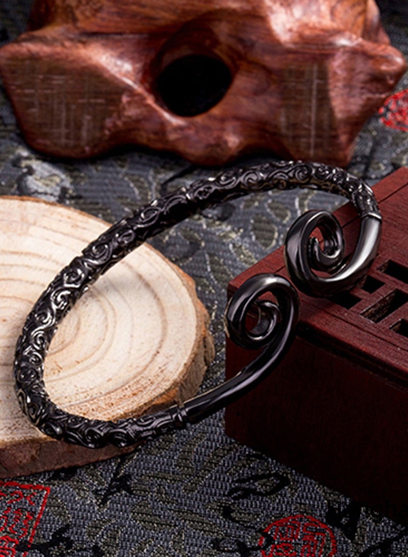 Hanghaijia Unisex Vintage Monkey King Wukong Buddhist Tightening Spell true love forever Bracelet  - Image 2