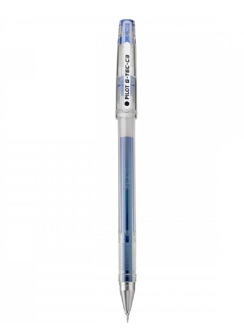 Pilot G-Tec-C3 12-Piece Blue Micro Fine Point Rollerball Pen 0.3mm - Image 1