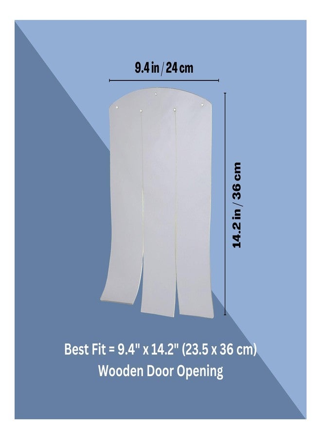 Trixie Vinyl Dog Door Flap, Fits 9.4 x 14.2-in Wooden Dog House Opening, Replacement Doggie Door Curtain Flap for Wooden Doghouses - Image 3