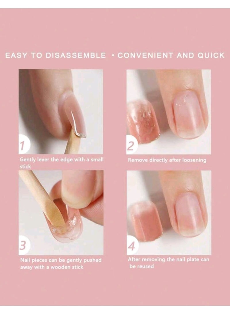 Shein 360pcs (15 Sheets) Double Side Gel Nail Glue For Press On Nails - Image 3