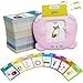 MAYAPHILOS Spanish English 510 Words Alphabet Bilingual Talking Flash Cards for 38 Years Toddlers Pocket Speech Buddy Therapy Autism Toys Educational Learning Interactive Toy for Boys Girls Kids Gifts Pink - Image 2
