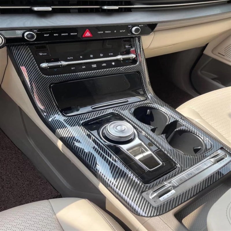 Wivplex Carbon Fiber Gear Shift Panel Cover for Kia Carnival - Image 5