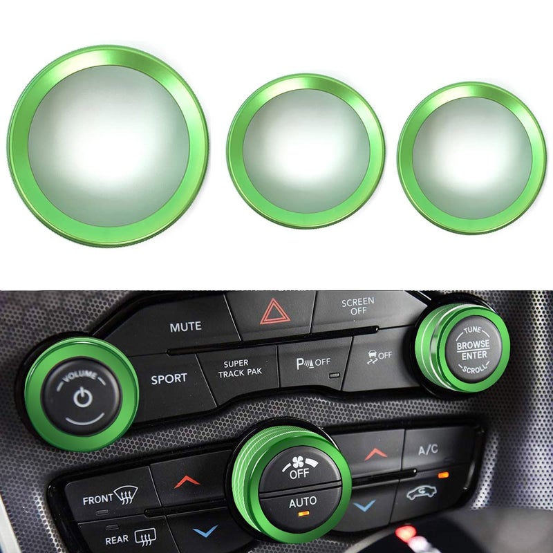 Auprite Climate Control Knob Covers Set for Dodge Vehicles - Image 1