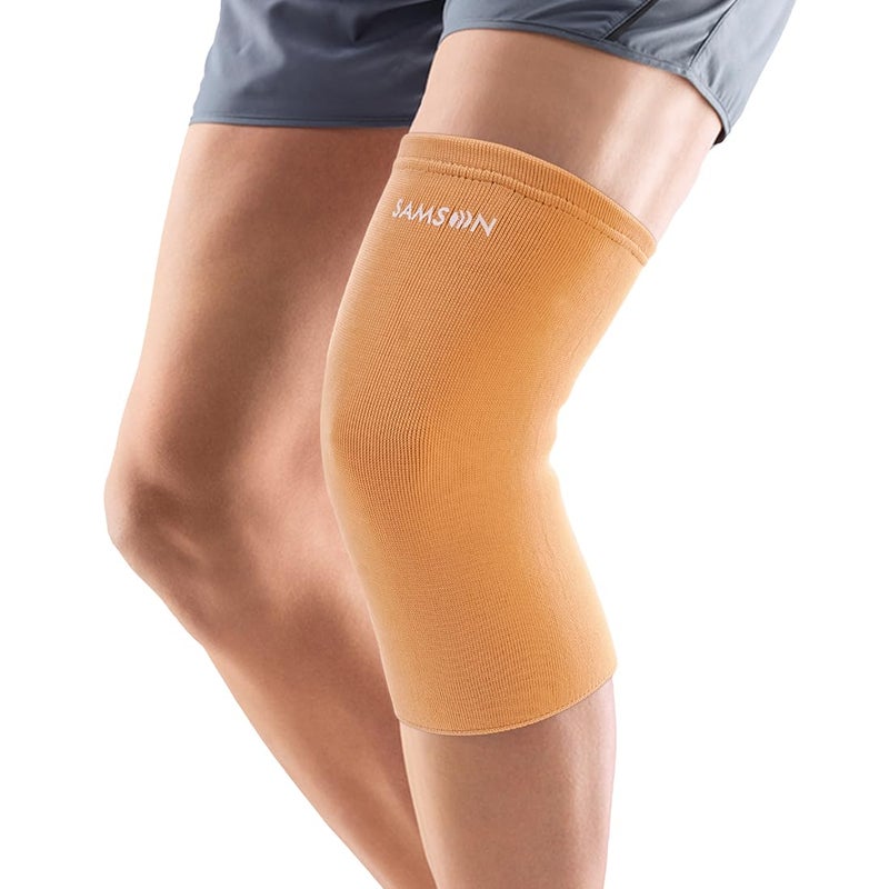 Samson Knee Cap Soft | Pain Relief & Recovery for Men & Women | Perfect for Gym, Sports & Yoga (Pair, Large) - Image 1