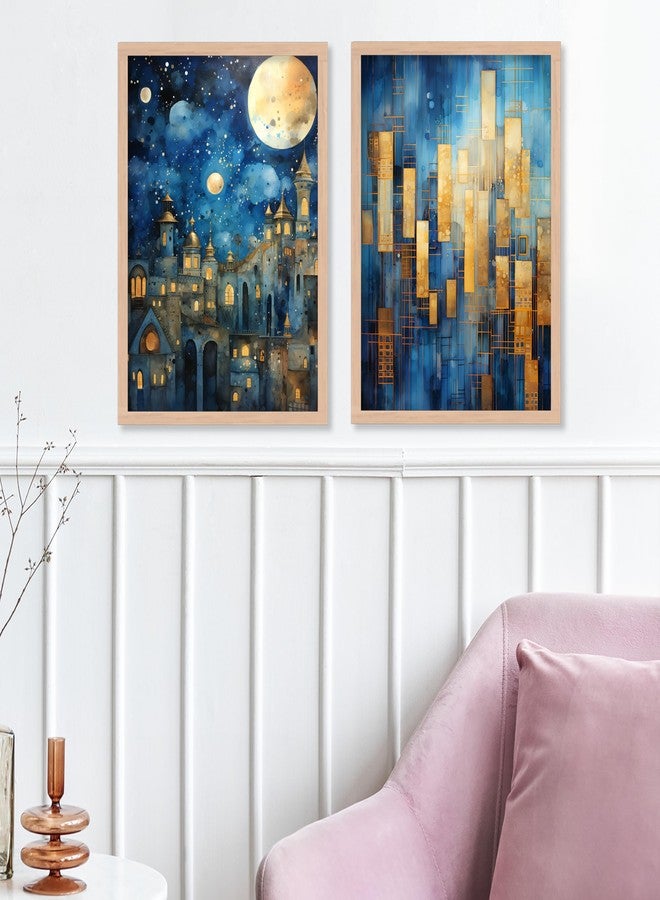 ARTELLY Wall Paintings For Bedroom - Living Room Home Wall Decor Framed - Painting For Wall Decoration - Frames For Office (Set of 4) (Medium, Art 5) - Image 4
