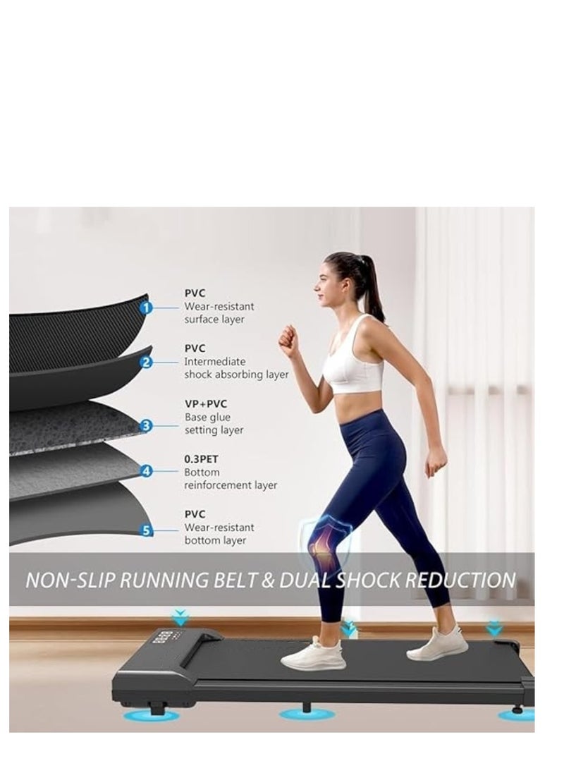 Cool Baby Style - Compact Treadmill Ultra Slim Electric Treadmill Portable Walking Pad Running Device 3 in 1 Portable Walking Treadmill - Image 1