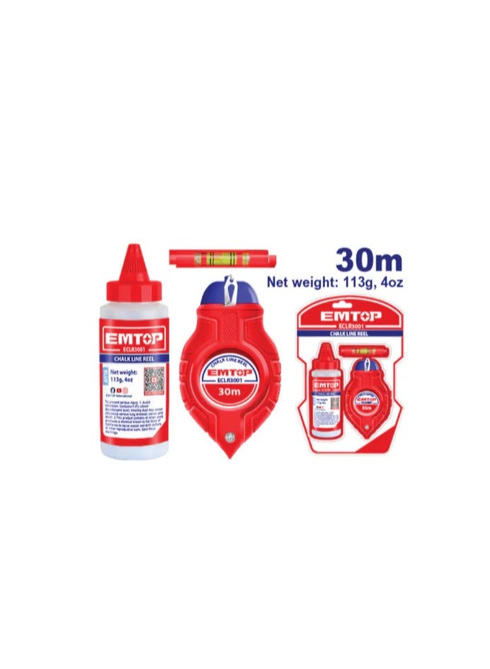 EMTOP Straight Line Marker with Chalk Powder - 30m - Image 2