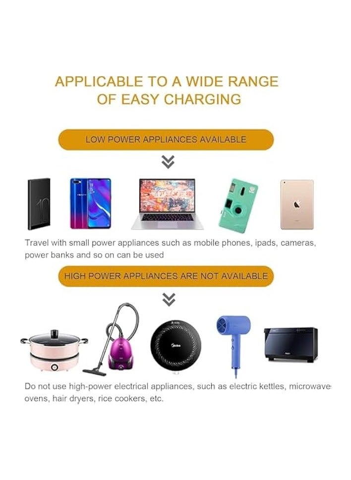 إيروريكس مجموعة محولات السفر من الاتحاد الأوروبي مكونة من 4 قطع، محول قابس من المملكة المتحدة إلى أوروبا، محول من النوع C E F لإسبانيا وفرنسا وإيطاليا وألمانيا والبرتغال واليونان وتركيا وهولندا وبولندا والمزيد، معدات شحن السفر - Image 3