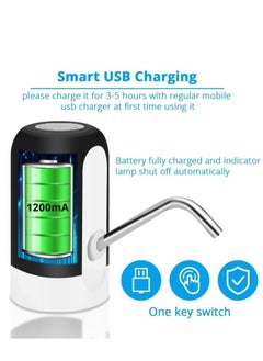 KRAWN Electric Water Pump Dispenser For Drinking Water Bottles Cordless Rechargeable Electronic  - Image 5