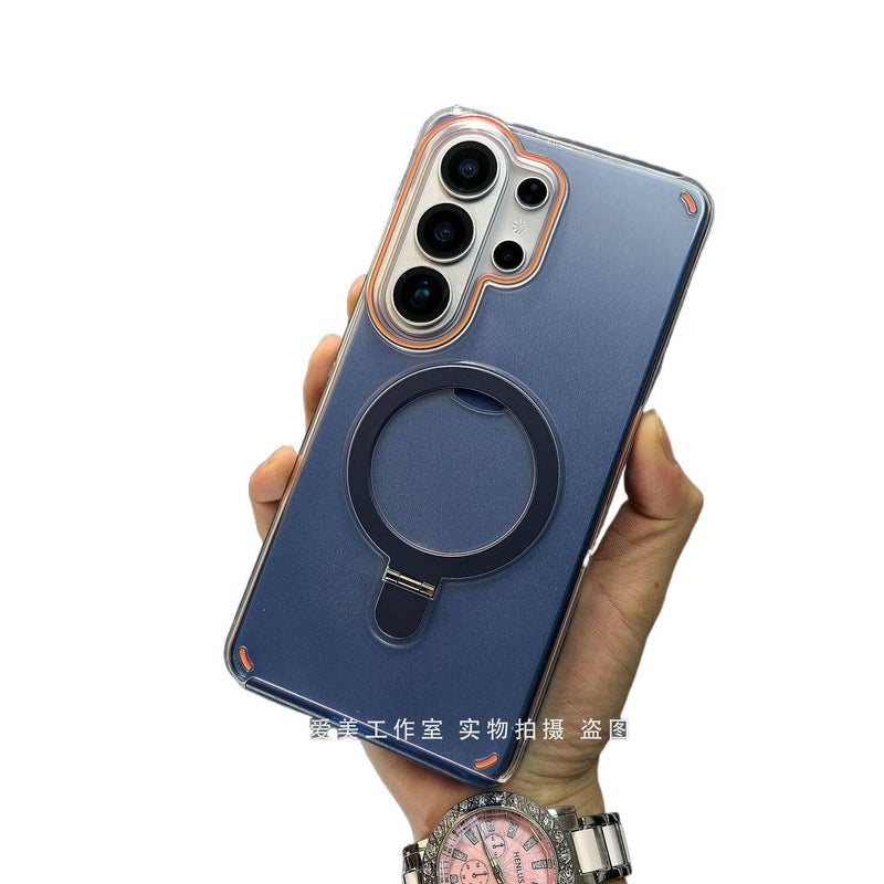 غطاء هاتف | أزرق TPU | حماية من السقوط | حامل قائم | مقاوم للصدمات لـ Samsung S26 Ultra / Samsung S26 - Image 1