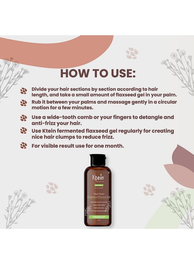 كتين جل بذور الكتان المخمر الطبيعي بنسبة 100%، جل بذور الكتان المخمر المصنوع يدويًا، أوميجا 3، شعر خالٍ من التجعد، يحدد نمط الشعر، حمض الهيالورونيك وماء الأرز المخمر. - Image 5