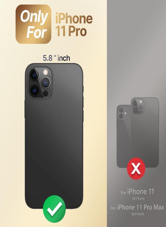 XYZ جراب XYZ - جراب حماية فاخر على شكل قلب لهاتف iPhone 11 Pro مع حامل، لون وردي - Image 2