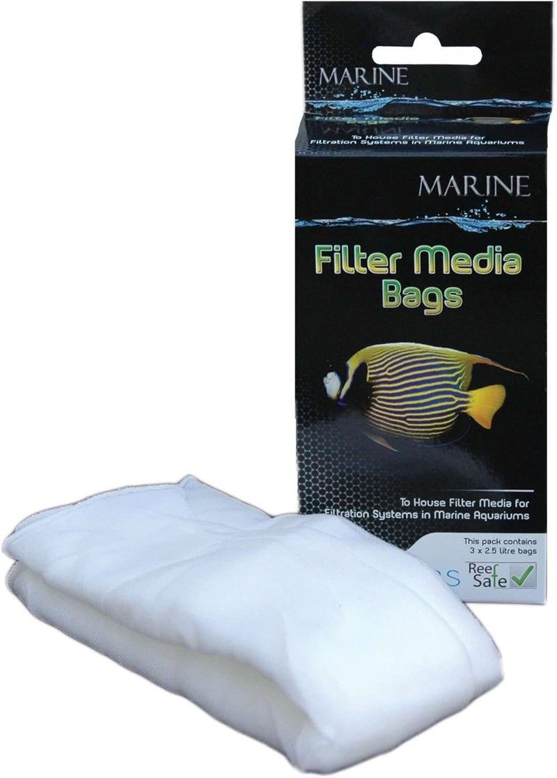 ICA NT Labs Marine Filter Media Bags for Aquariums - 3 Pack