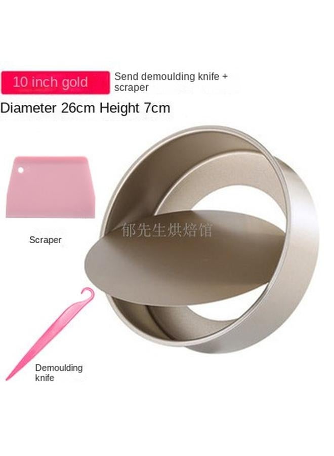 Bluejw Round Live Bottom Cake Mold 6 8 10 Inch Non-stick Carbon Steel Chiffon Mousse Cheese Baking Grinder For Oven - Image 1