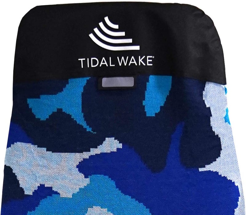 Tidal Wake TAG-IT Surf & Wake Board Socks, SNUB NOSE STYLE, Built-In Tag to Personalize with Your Name, 58" Long, 21" Wide - Image 3