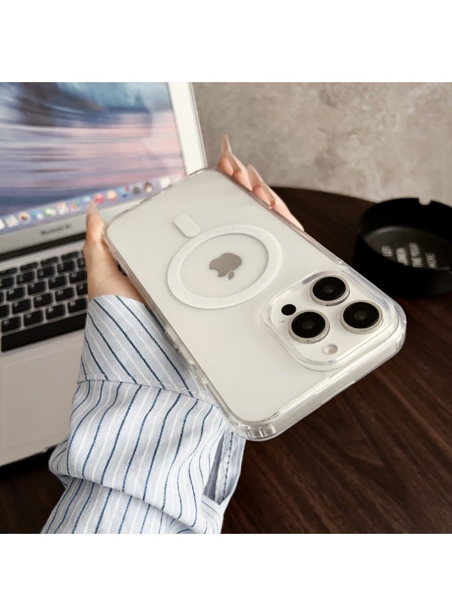 NIBEMINENT Protection Case With Magsafe For IPhone 15 Pro, Clear - Image 1