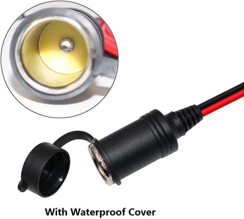 SPARKING 3FT 12V Cigarette Lighter Socket with Alligator Clips - Image 4
