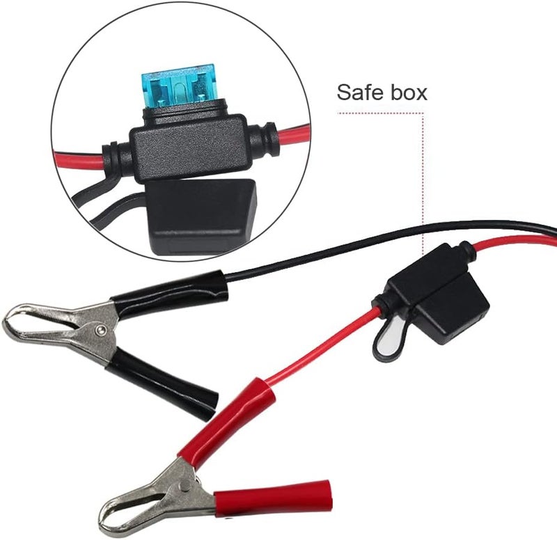 SPARKING 3FT 12V Cigarette Lighter Socket with Alligator Clips - Image 5