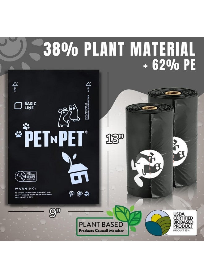 بت آن بت أكياس فضلات الكلاب من Pet N Pet، أكياس فضلات، 1080 كيسًا، أكياس فضلات الكلاب معتمدة من وزارة الزراعة الأمريكية، 38% أساس حيوي، أكياس فضلات الكلاب، عبوات إعادة تعبئة أكياس فضلات الكلاب، أكياس فضلات الكلاب، لفائف أكياس فضلات الكلاب السميكة جدًا - Image 2