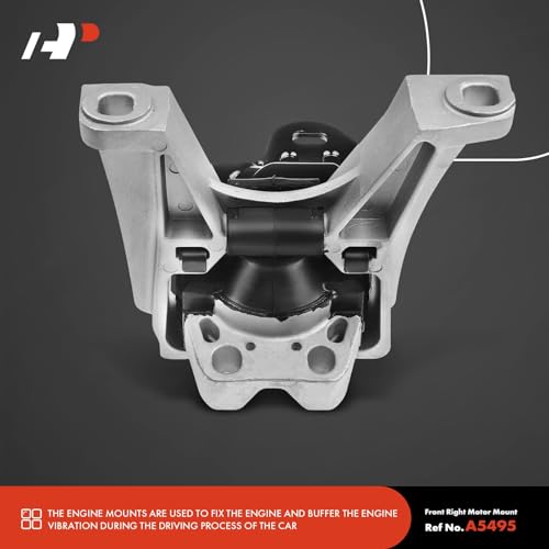 A-Premium 3PCS Engine Motor Mount Transmission Mount and Torque Strut Mount Kit Compatible with Ford Focus 2008 2009 2010 2011, Automatic Transmission, Replace# 8S4Z6068A, 5S4Z6038CB - Image 4