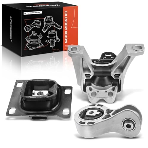 A-Premium 3PCS Engine Motor Mount Transmission Mount and Torque Strut Mount Kit Compatible with Ford Focus 2008 2009 2010 2011, Automatic Transmission, Replace# 8S4Z6068A, 5S4Z6038CB - Image 1